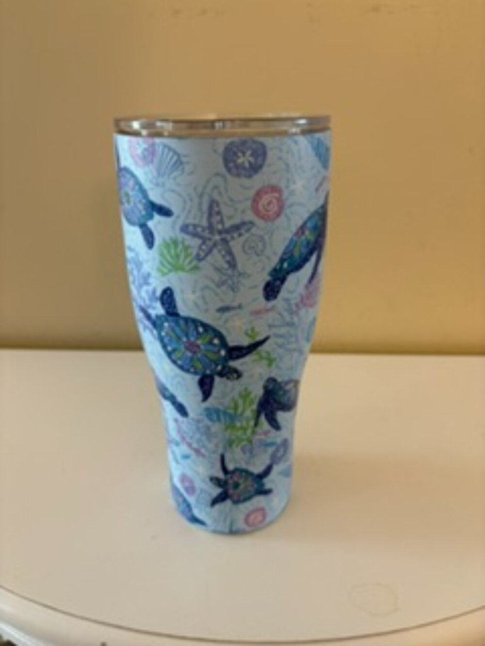 Vera Bradley Blue Turtles water bottle